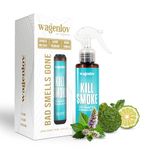 Wagenlov Kill Smoke, Odour Eliminator For Car, Home, Office | Patented Japanese Molecule Formula | Removes Stubborn Smoke Smells | Long-Lasting Luxury Air Freshener | 100ml | Ideal Gift For Car Owner