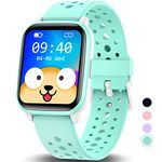 HENGTO Fitness Tracker Watch for Kids, IP68 Waterproof Kids Smart Watch with more Sport Modes, Pedometers, Heart Rate, Sleep Monitor, Great Gift for Boys Girls Teens 6-16 (Green)