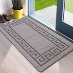 Fit Even Gel Back Runner Rug – Large Washable Non-Slip Carpet for Living Room, Bedroom, Lounge, Dining, Kitchen, Modern Indoor Long Floor Rug (Grey, 60x110 cm)