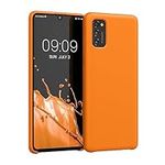 kwmobile Case Compatible with Samsung Galaxy A41 Case - TPU Silicone Phone Cover with Soft Finish - Fruity Orange