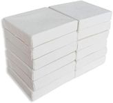 LWR CRAFTS Mini Stretched Canvas 5 cm X 5 cm Pack of 12