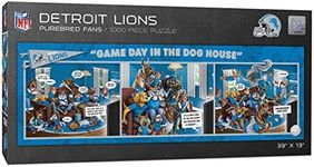 YouTheFan NFL Detroit Lions Game Day in The Dog House 1000pc Puzzle