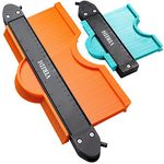 VIRIDI Contour Gauge With Lock, 2 pack 5 & 10 inch Widen Profile Gauges Measure Ruler Contour Duplicator Comb Tool for Copies Irregular and odd Corners Shapes - Instant Template for DIY Woodworking