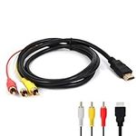 Sooiiyu HDMI to RCA Cable, 5ft/1.5m