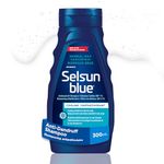 Selsun Blue Normal-Oily Hair Anti-Dandruff Shampoo, Cooling Menthol to Refresh Scalp, with 1% Selenium Sulfide, Helps Prevent and Relieve Dandruff & Dry Scalp, Gentle Enough for Daily Use, 300mL