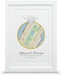 Where we got engaged map print | En