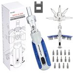 LZHDZQD 14 in 1 Screwdriver Set with Magnetic, Ratcheting, Adjustable Angle, Multi-Purpose, and Convenient Design - Ideal Tool Kit for Furniture, Home Appliances, DIY and More