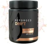 Reforged Drift Sleep Drink Mix - Calm Magnesium Powder Sleep Aid Supplement - Melatonin Sleeping Powder Supplement with Magnesium, Lemon Balm, L-Theanine, L-Glycine - Peach Tea, 30 Servings