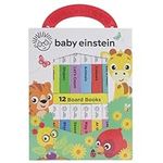 Baby Einstein - My First Library Board Book Block 12-Book Set - First Words, Alphabet, Numbers, and More! - Anglicized Version - PI Kids