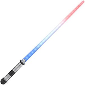 Light up American Sword Saber with Red White & Blue LEDs