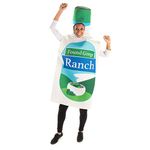 Single Condiment Food Costume | Slip On Halloween Costume for Women and Men| One Size Fits All, Multicolored, One Size