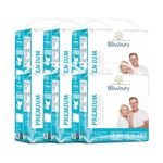 Blissburry Premium Adult Diapers (L, 40-58 Inch) - (6 x 10 Diapers) - Unisex Tape Type - Advanced Leakage Protection, Super Absorbent Gel, Soft Cotton Feel - 8-10 Hours Protection