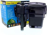 500 Clearview Hang On Filter 500L/Hr 29028 Fish Tank Aquarium Aqua One