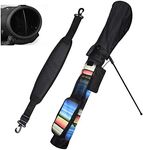 Golf Stand Sunny Bag Lightweight Replaceable for Men Women Rigid Pitch and Putt Carry Bag with Waterproof Rain Cover Hood Shoulder Strap Handle