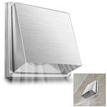 BJADE'S 5" Dryer Vent Cover Outdoor Walls with Vent Hood,Clothes Dryer Vent Air Exhaust Cover for Exterior.Weatherproof Stainless Steel Air Vent,HVAC Exhaust Vent Duct Cover