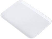 JMU White Dental Plastic Trays Autoclavable Procedure Flat Trays for Instrument, 13.25" X 9.75", Size B