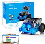 Makeblock mBot2 Coding Robot, Programmable Robot for Kids Compatible with Scratch and Python, Support Wi-Fi, IoT, Robotics, Electronics, AI Technology, STEM Toys for Kids Ages 8-12