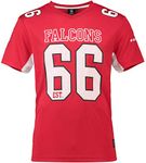 Fanatics Atlanta Falcons Majestic Nfl Players Poly Mesh Tee/T Shirt Red - L