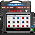 Autel Scanner MaxiCOM MK808S: 2024 Bidirectional Tool as MK808BT Pro MX808S M808Z, Function as MaxiCheck MX900, 28+ Service, Active Test, All System Diagnose, Injector Coding, FCA Autoauth Android 11F