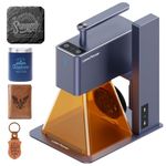 LaserPecker 2 Laser Engraver, Laser Engraving Cutter Machine for Wood Leather Stainless Steel Acylic Jewellery Oxidized Metal with Coating, Graveurs Laser Portable Kraft Paper