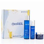 MEDIHEAL N.M.F Skincare Hydrating Starter Set, 3 Piece Daily Morning Night-time Face Routine | Treat Dull, Tired-looking, Dry Skin, Starter Kit Beauty Gift