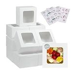 Vane Delx 50pcs White Bakery Boxes 