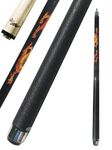 Champion Dragon Pool Cue Stick with Predator Uniloc Joint or 5/16/X18 Joint, Low Deflection Shaft, Kamui Tip or Tiger tip, Retail Price $225.00 (DL4 Black Dragon cue Uniloc Joint, 12.75mm, 19oz)