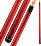 Viking Valhalla 2 Piece Pool Cue Stick VA104 (19oz, Red)