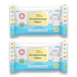 SuperBottoms XtraHydrating™ Wipes - XtraThick™ with Xtra Moisture | Doctor Tested Best Wipes (Mild Natural Fragrance) | 3.5x Moisture Vs.Ordinary wipes| 72 Wipes - Pack of 2, 144 pcs |Best baby wipes