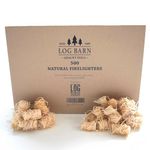 Log Barn Natural Firelighters (Box of 500). Natural Fire Lighters for Wood Burners, Pizza Ovens, Open Fires. BBQ Lighters, Fire Starters for Log Burners – Genuine Log Barn Fire Wood & Eco Firelighters