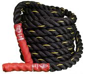 ESSKAY UTTAM Rope Polypropylene Rope Black PRO Exercise Gym Battle Rope 1.25 inch / 35 Feet