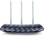 TP-Link AC750 Wireless Dual Band Router, 2.4GHz 300Mbps + 5GHz 433Mbps, 3 External Antennas (Archer C20) Black