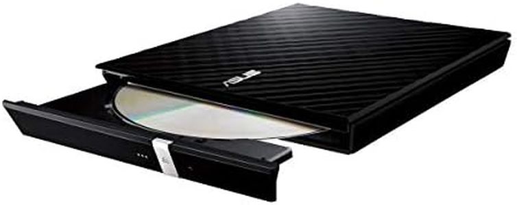 ASUS 90-DQ0435-UA161KZ SDRW-08D2S-U LITE- portable 8X DVD burner with M-DISC support for lifetime data backup, compatible for Windows and Mac OS, Black