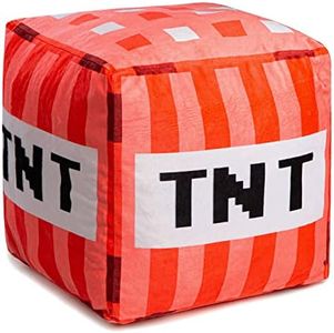 Ferocity Cuscino Decorativo in Velluto 3D Bambini Fodera con Imbottitura a Forma di Cubo; per la Cameretta Alta 40 cm; Decorazione per Bambini Motivo Dynamite TNT [091]