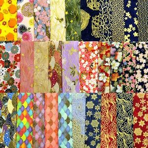 ACCoCo 30pcs Japanese Style Fabric Squares,8 inchx10 inch (20cmx25cm) Cotton Craft Fabric Bundle Squares Patchwork,Cotton Wrapping Cloth Quilting Fabric,Bundles of Fabric for DIY Patchwork Sewing,Black