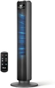 Levoit 23dB Silent Tower Fan, Bladeless Fan for Bedroom, Powerful Yet Gentle Cooling Fans, Energy Efficient, Advanced Sleep Mode, 12H Timer, 90° Oscillation, 4 Modes, 36 Inch, Stay Cool at Great Value