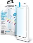 BodyGuardz - Pure 2 EyeGuard Glass Screen Protector Blue Light Edge-to-Edge Glass Protector for Apple iPhone - CASE Friendly (Apple iPhone 11)