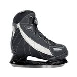 SOFTMAX - Insulated Ice Skates for Men - Soft, Comfortable and Breathable Boots for Ice Skating (Black, Size 9)