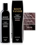 Kiwabi Hair Color Shampoo for Gray Coverage – Gradual, All Natural Hair Dye Shampoo for Women & Men – Hydrating, Sulfate-Free, Ammonia-Free, Vegan Scalp Care with 31 Botanicals (Dark Brown)