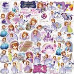 50pcs Disney Sofia Princess Stickers Decals for Laptops Water Bottles Toys and Gifts for Teens,Girls,Perfect for Laptop,Phone,Skateboard,Travel| Extra Durable Vinyl/Sofia Princess