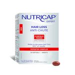 NUTRISANTE Nutricap Hair Loss Treatment - Help Reduce Hair Loss - Support Stronger Longer Hair - Patented Complex - Vitamin E, Zinc, Biotin - 30 softgels capsules - 1 month treatment