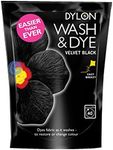 Dylon Wash & Dye Black Machine Dye Fabric Large 350G