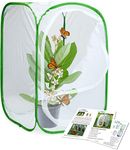 Insect and Butterfly Habitat Terrarium Pop-up - 23.6 Inches Tall (White) by Restcloud