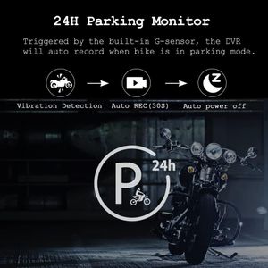VSYSTO Motorcycle Dash Cam – 1080P Front & Rear, GPS, WiFi, Waterproof, Night Vision