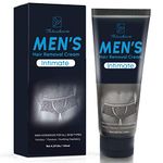 Intimate/Private Hair Removal Cream For Men, For Unwanted Male Hair In Intimate/Private Area, Effective & Painless Depilatory Cream, Suitable For All Skin Types