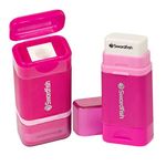 Swordfish Combo Pencil Sharpener with Mess-Free Canister and Eraser [Pack of 1] Pink [40365]