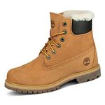 Timberland 6 Inch Premium Women's Shearling Lined Boot Beige Size: 39 EU Large