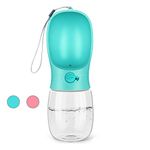 Kalimdor Dog Water Bottle, Leak Proof Portable Puppy Water Dispenser with Drinking Feeder for Pets Outdoor Walking, Hiking, Travel, Food Grade Plastic (12oz Blue)