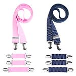 BAMZOK 2 Sets Glove Mitten Clips and Hat Clip for Children Boy Girl Playing in the Snow Cold Winter Days Home School