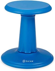 Gaiam Kids Wobble Stool Desk Chair - Alternative Flexible Seating Balance Wiggle Chair | ADHD Sensory Fidget Core Rocker Child Seat Elementary School Classroom Furniture for Student, Toddler, Ages 5-8